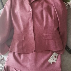 2Pc Womens Le Suit Blazer & Skirt Nwt